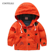 Load image into Gallery viewer, COOTELILI Cute Fish Printing Children Outerwear Spring Autumn Coat Baby Boys Girls Jackets Boys Outerwear Clothing 70-120cm