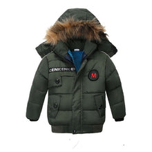 Load image into Gallery viewer, Baby Boys Jacket 2019 Autumn Winter Jacket For Boys Children Jacket Kids Hooded Warm Outerwear Coat For Boy Clothes 2 3 4 5 Year
