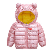 Load image into Gallery viewer, Autumn Winter boys warm Jacket For Girls Christmas Coat Baby Girls Jacket Lamb cashmere Kids Hooded Outerwear Infant Girls Coat