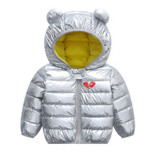 Load image into Gallery viewer, Autumn Winter boys warm Jacket For Girls Christmas Coat Baby Girls Jacket Lamb cashmere Kids Hooded Outerwear Infant Girls Coat