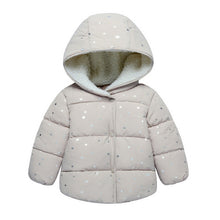 Load image into Gallery viewer, Autumn Winter boys warm Jacket For Girls Christmas Coat Baby Girls Jacket Lamb cashmere Kids Hooded Outerwear Infant Girls Coat