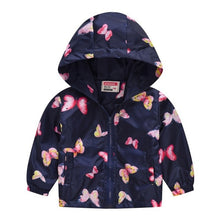 Load image into Gallery viewer, 2019 Kids Clothes Boys Jackets Children Hooded Zipper Windbreaker Baby Fashion Print Coat Infant Waterproof Hoodies For Girls