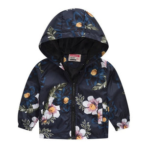 2019 Kids Clothes Boys Jackets Children Hooded Zipper Windbreaker Baby Fashion Print Coat Infant Waterproof Hoodies For Girls