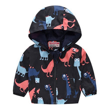 Load image into Gallery viewer, 2019 Kids Clothes Boys Jackets Children Hooded Zipper Windbreaker Baby Fashion Print Coat Infant Waterproof Hoodies For Girls