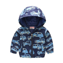 Load image into Gallery viewer, 2019 Kids Clothes Boys Jackets Children Hooded Zipper Windbreaker Baby Fashion Print Coat Infant Waterproof Hoodies For Girls