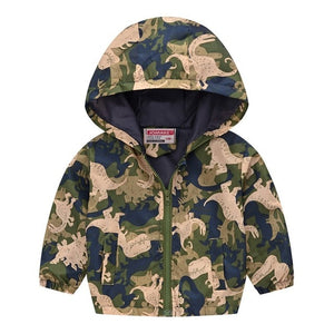 2019 Kids Clothes Boys Jackets Children Hooded Zipper Windbreaker Baby Fashion Print Coat Infant Waterproof Hoodies For Girls