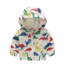 Load image into Gallery viewer, 2019 Kids Clothes Boys Jackets Children Hooded Zipper Windbreaker Baby Fashion Print Coat Infant Waterproof Hoodies For Girls