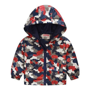 2019 Kids Clothes Boys Jackets Children Hooded Zipper Windbreaker Baby Fashion Print Coat Infant Waterproof Hoodies For Girls