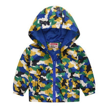 Load image into Gallery viewer, 2019 Kids Clothes Boys Jackets Children Hooded Zipper Windbreaker Baby Fashion Print Coat Infant Waterproof Hoodies For Girls