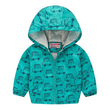 Load image into Gallery viewer, 2019 Kids Clothes Boys Jackets Children Hooded Zipper Windbreaker Baby Fashion Print Coat Infant Waterproof Hoodies For Girls