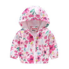 Load image into Gallery viewer, 2019 Kids Clothes Boys Jackets Children Hooded Zipper Windbreaker Baby Fashion Print Coat Infant Waterproof Hoodies For Girls