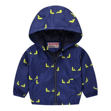 Load image into Gallery viewer, 2019 Kids Clothes Boys Jackets Children Hooded Zipper Windbreaker Baby Fashion Print Coat Infant Waterproof Hoodies For Girls
