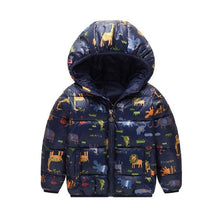 Load image into Gallery viewer, Autumn Winter boys warm Jacket For Girls Christmas Coat Baby Girls Jacket Lamb cashmere Kids Hooded Outerwear Infant Girls Coat