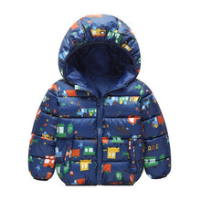 Load image into Gallery viewer, Autumn Winter boys warm Jacket For Girls Christmas Coat Baby Girls Jacket Lamb cashmere Kids Hooded Outerwear Infant Girls Coat