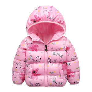 Autumn Winter boys warm Jacket For Girls Christmas Coat Baby Girls Jacket Lamb cashmere Kids Hooded Outerwear Infant Girls Coat