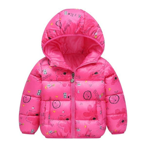 Autumn Winter boys warm Jacket For Girls Christmas Coat Baby Girls Jacket Lamb cashmere Kids Hooded Outerwear Infant Girls Coat