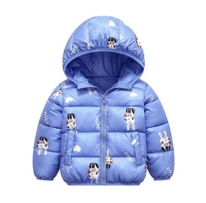Autumn Winter boys warm Jacket For Girls Christmas Coat Baby Girls Jacket Lamb cashmere Kids Hooded Outerwear Infant Girls Coat