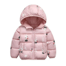 Load image into Gallery viewer, Autumn Winter boys warm Jacket For Girls Christmas Coat Baby Girls Jacket Lamb cashmere Kids Hooded Outerwear Infant Girls Coat