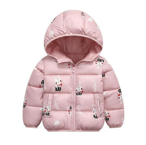 Autumn Winter boys warm Jacket For Girls Christmas Coat Baby Girls Jacket Lamb cashmere Kids Hooded Outerwear Infant Girls Coat