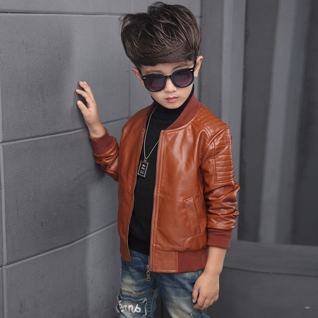 GV Toddler/kids High Fashion Faux Leather Bikers Jacket - Etsy