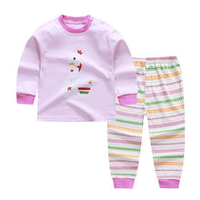 Load image into Gallery viewer, Kids girls clothes set Baby girls pyjamas clothes fashion toddler baby clothing