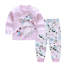 Load image into Gallery viewer, Kids girls clothes set Baby girls pyjamas clothes fashion toddler baby clothing