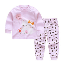 Load image into Gallery viewer, Kids girls clothes set Baby girls pyjamas clothes fashion toddler baby clothing