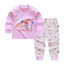 Load image into Gallery viewer, Kids girls clothes set Baby girls pyjamas clothes fashion toddler baby clothing