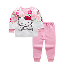 Load image into Gallery viewer, Kids girls clothes set Baby girls pyjamas clothes fashion toddler baby clothing