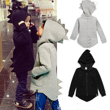 Load image into Gallery viewer, Pudcoco Baby Coat 1Y-7Y Kids Boys Girls Long Sleeve Dinosaur Animals Coat Hooded Outerwear