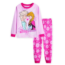 Load image into Gallery viewer, New Girls Horse Pajamas Kids Princess ANNA ELSA Sleepwear Children  Cartoon Clothing Set Baby Long Sleeve Pijamas Home Clothing