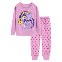 Load image into Gallery viewer, New Girls Horse Pajamas Kids Princess ANNA ELSA Sleepwear Children  Cartoon Clothing Set Baby Long Sleeve Pijamas Home Clothing