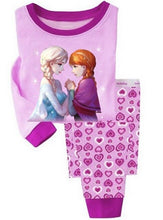 Load image into Gallery viewer, New Girls Horse Pajamas Kids Princess ANNA ELSA Sleepwear Children  Cartoon Clothing Set Baby Long Sleeve Pijamas Home Clothing