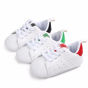 Baby Shoes Boy Girl Solid Sneaker Cotton Soft Anti-Slip Sole Newborn Infant First Walkers Toddler Casual Sport Crib Shoes