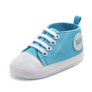 Baby Shoes Boy Girl Solid Sneaker Cotton Soft Anti-Slip Sole Newborn Infant First Walkers Toddler Casual Sport Crib Shoes