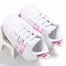 Load image into Gallery viewer, Baby Shoes Boy Girl Solid Sneaker Cotton Soft Anti-Slip Sole Newborn Infant First Walkers Toddler Casual Sport Crib Shoes