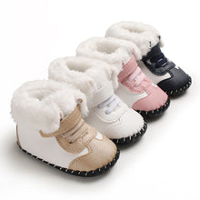 Load image into Gallery viewer, Winter Boots Soft Sole Walkers Sweet Princess Newborn Baby Girls First Winter Infant Footwear Toddler Kids Girl Shoes