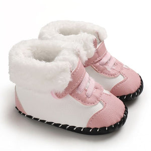 Winter Boots Soft Sole Walkers Sweet Princess Newborn Baby Girls First Winter Infant Footwear Toddler Kids Girl Shoes