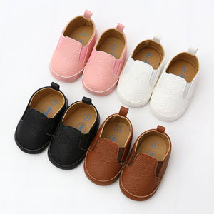 Baby Shoes Leather Moccasin Infant Footwears Black shoes for Newborn Leather baby boy shoes Pu Leather Prewalkers Boots r