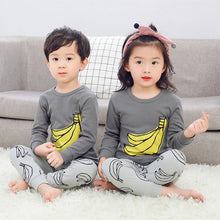 Load image into Gallery viewer, Kids Pajamas 2019 Autumn Girls Boys Sleepwear Nightwear Baby Infant Clothes Animal Cartoon Pajama Sets Cotton Children's Pyjamas