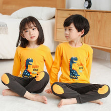 Load image into Gallery viewer, Kids Pajamas 2019 Autumn Girls Boys Sleepwear Nightwear Baby Infant Clothes Animal Cartoon Pajama Sets Cotton Children's Pyjamas