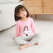 Load image into Gallery viewer, Kids Pajamas 2019 Autumn Girls Boys Sleepwear Nightwear Baby Infant Clothes Animal Cartoon Pajama Sets Cotton Children's Pyjamas