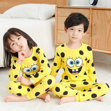 Load image into Gallery viewer, Kids Pajamas 2019 Autumn Girls Boys Sleepwear Nightwear Baby Infant Clothes Animal Cartoon Pajama Sets Cotton Children's Pyjamas