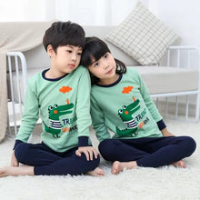 Load image into Gallery viewer, Kids Pajamas 2019 Autumn Girls Boys Sleepwear Nightwear Baby Infant Clothes Animal Cartoon Pajama Sets Cotton Children's Pyjamas