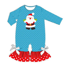 Load image into Gallery viewer, 2019 Christmas Holiday Baby Clothes Long Sleeves Girl Romper for pre sell  GPF907-732-HY