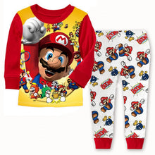 Load image into Gallery viewer, Toddler Kids 2pcs  Set Cartoon Super Mario Sleepwear Boys Nightwear Pajamas Sets Baby Clothing 1-7Y Hot Selling Fashion