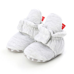 Kids Baby Toddler Shoes Babies Winter Warm Booties Faux Fleece Anti-Slip Toddler Newborn Baby Shoes Letter Crib Shoes Snow Boots