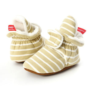 Kids Baby Toddler Shoes Babies Winter Warm Booties Faux Fleece Anti-Slip Toddler Newborn Baby Shoes Letter Crib Shoes Snow Boots