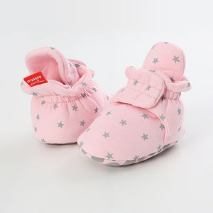 Kids Baby Toddler Shoes Babies Winter Warm Booties Faux Fleece Anti-Slip Toddler Newborn Baby Shoes Letter Crib Shoes Snow Boots