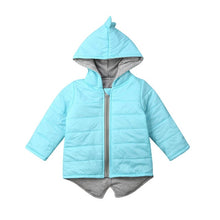 Load image into Gallery viewer, 1-7T Kids Toddler Baby Girl Boy Hoodie Zipper Winter Thick Coat Warm Jacket 3D Dinosaur Outwear Coats Jackets
